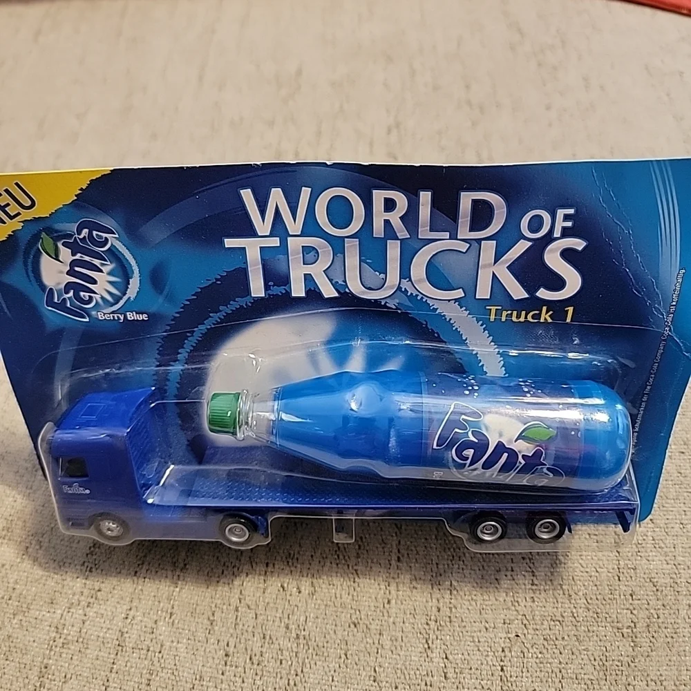 Fanta Berry Blue World Of Trucks Truck 1. Coca-Cola Trucks. Die-Cast Fanta Lorry